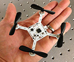 Augmented proportional-derivative control of a micro quadcopter