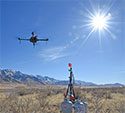 Autonomous Chemical Sensing Aerial Robot for Urban/Suburban Environmental Monitoring