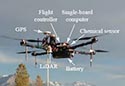 Near-Optimal Area-Coverage Path Planning of Energy Constrained Aerial Robots with Application in Autonomous Environmental Monitoring