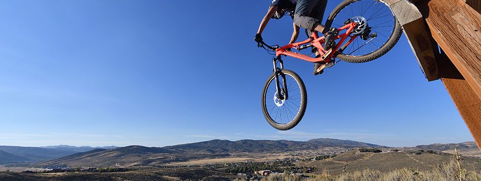 Kam at Trailside bike park.